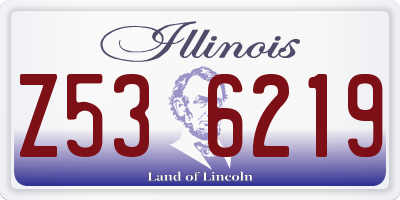 IL license plate Z536219