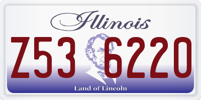 IL license plate Z536220