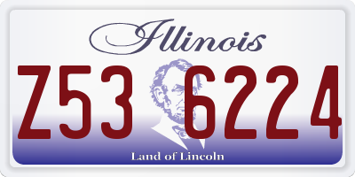 IL license plate Z536224