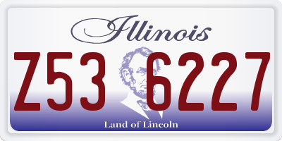 IL license plate Z536227