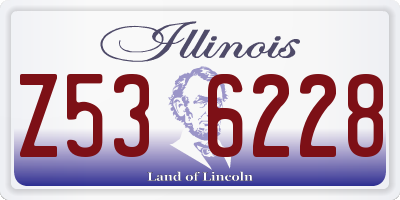 IL license plate Z536228