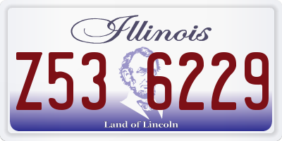 IL license plate Z536229
