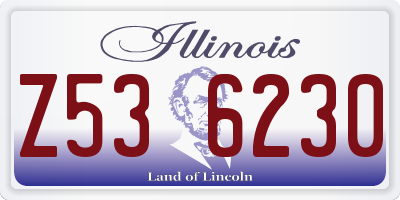 IL license plate Z536230