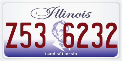 IL license plate Z536232