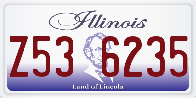 IL license plate Z536235