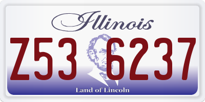 IL license plate Z536237