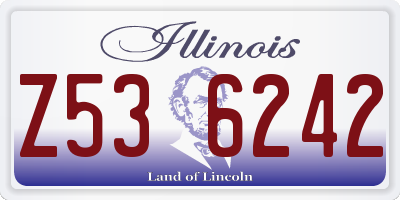 IL license plate Z536242