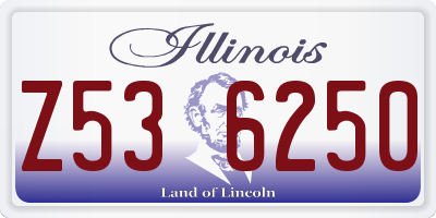 IL license plate Z536250