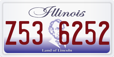 IL license plate Z536252