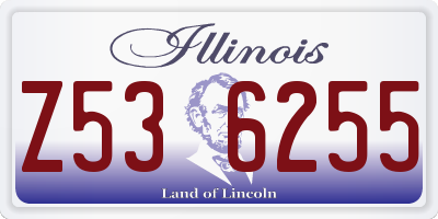 IL license plate Z536255