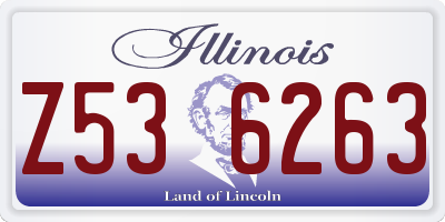 IL license plate Z536263