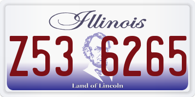 IL license plate Z536265