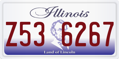IL license plate Z536267