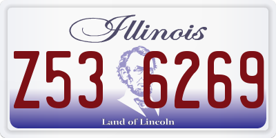 IL license plate Z536269