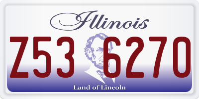 IL license plate Z536270