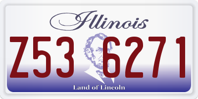 IL license plate Z536271