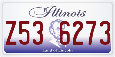 IL license plate Z536273
