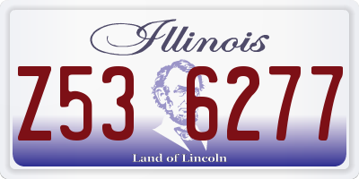 IL license plate Z536277