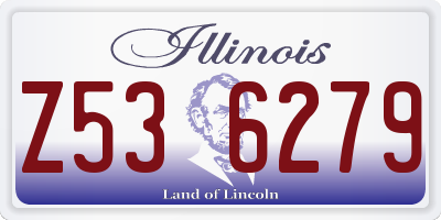 IL license plate Z536279