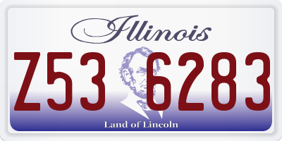 IL license plate Z536283