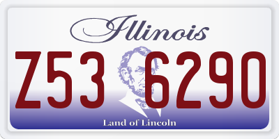 IL license plate Z536290
