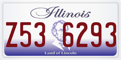 IL license plate Z536293