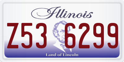 IL license plate Z536299
