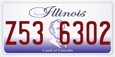 IL license plate Z536302