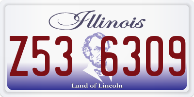 IL license plate Z536309