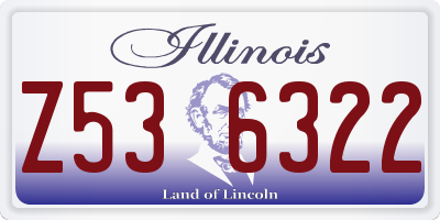 IL license plate Z536322