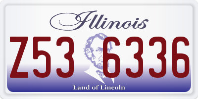 IL license plate Z536336