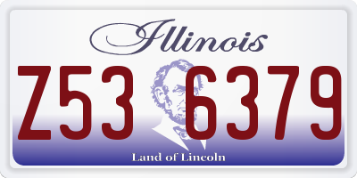 IL license plate Z536379