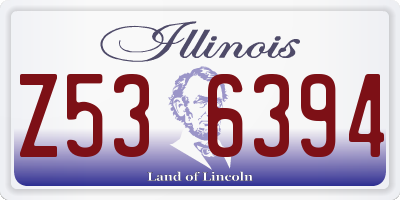 IL license plate Z536394