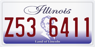IL license plate Z536411