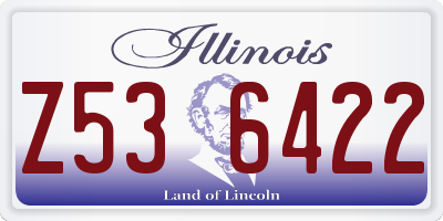 IL license plate Z536422
