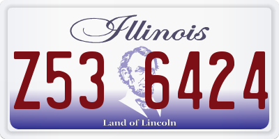 IL license plate Z536424