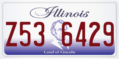 IL license plate Z536429
