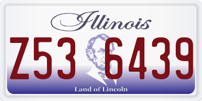 IL license plate Z536439
