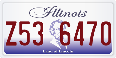 IL license plate Z536470