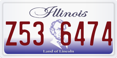 IL license plate Z536474