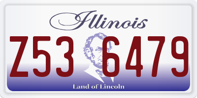 IL license plate Z536479