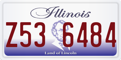 IL license plate Z536484