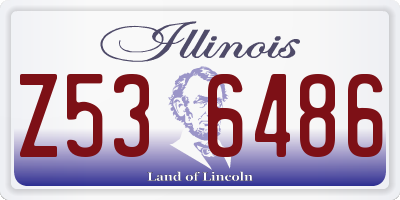 IL license plate Z536486