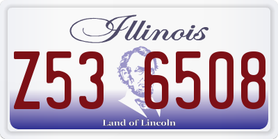 IL license plate Z536508