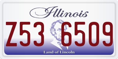 IL license plate Z536509