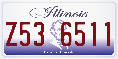 IL license plate Z536511