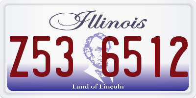 IL license plate Z536512