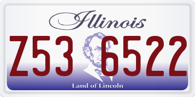 IL license plate Z536522