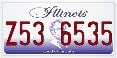 IL license plate Z536535