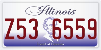 IL license plate Z536559